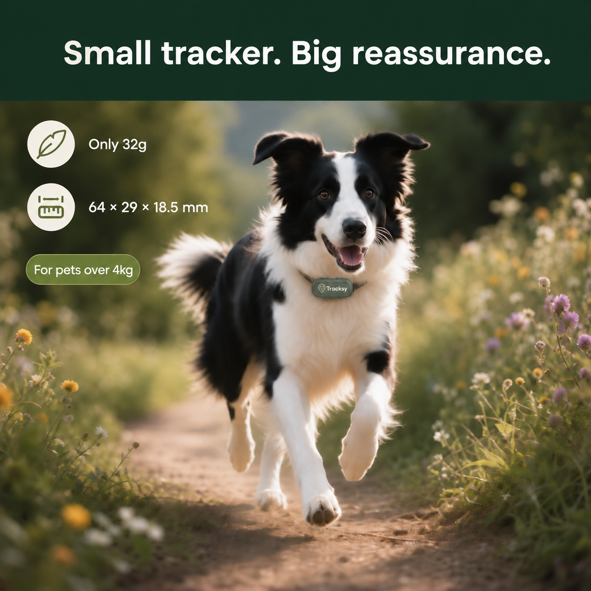 Tracksy Smart Pet Tracker