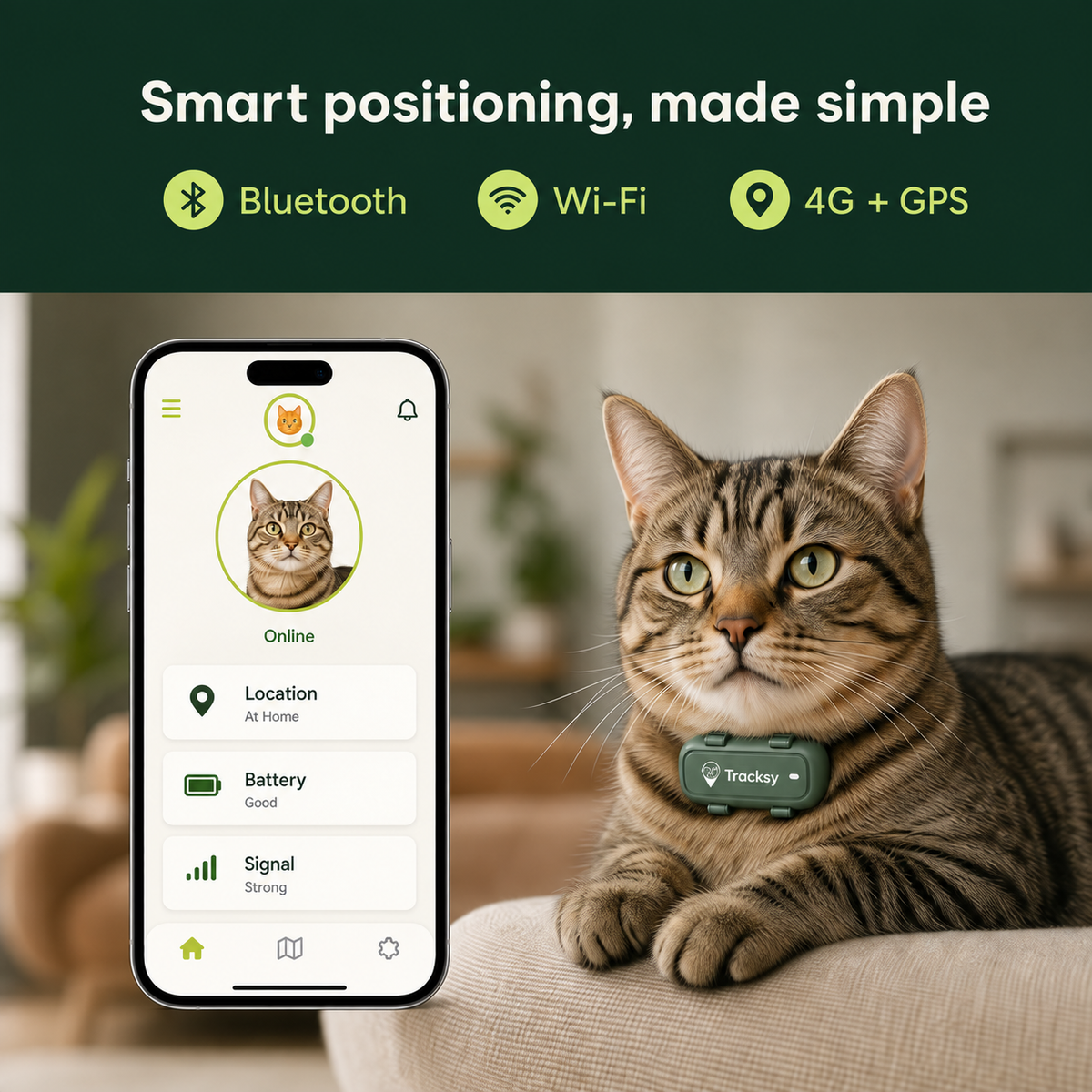Tracksy Smart Pet Tracker